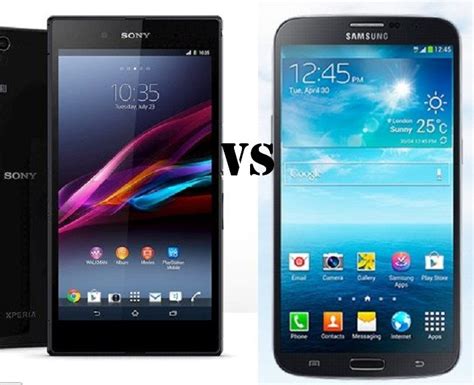 Sony Xperia Z Ultra vs Samsung Z Karşılaştırma